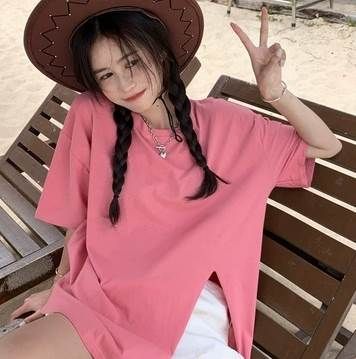 夏 無地 送料無料 かわいい ミディアム丈 大きいサイズ ワイド おしゃれ シンプル プルオーバー かっこいい 白 カジュアル 半袖 ドロップショルダー レディース ラウンドネック 秋 トップス ルーズ スリット 20代 オーバーサイズ 10代 ストレート Tシャツ 春 ストレート 夏 無地 送料無料 かわいい ミディアム丈 大きいサイズ ワイド おしゃれ シンプル プルオーバー かっこいい 白 カジュアル 半袖 ドロップショルダー レディース ラウンドネック 秋 トップス ルーズ スリット 20代 オーバーサイズ 10代 ストレート Tシャツ 春 ストレート