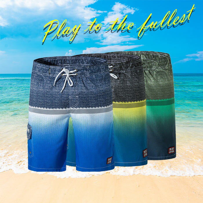 水着 メンズ 海パン サーフパンツ 水陸両用 インナー付 ひざ丈 M-7L 大きいサイズ 吸水速乾 ハーフパンツ mm3003