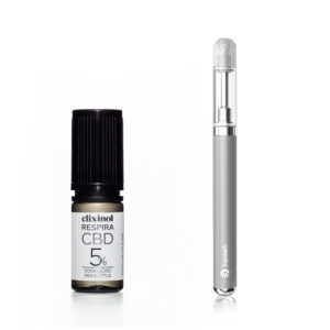 エリクシノール【レスピラ500mg ＆ Joyetech eRoll Mac セット】CBDオイル [ 電子タバコ VAPEセット スターターセット elixinol cbd oil cbd リキッド 高濃度 ]