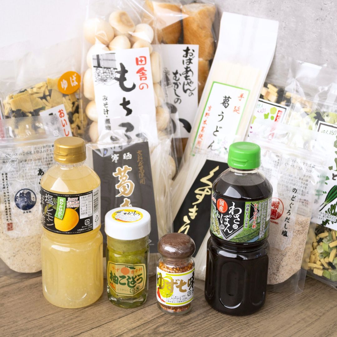 選べるお鍋・味噌汁・スープ の必須具材+調味料・薬味セレクト6点セット