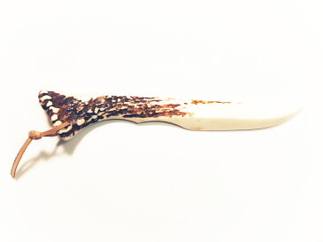 鹿角 ペーパーナイフ 長さ約17cm 鹿の角 ナイフ レターオープナー ハンドメイド