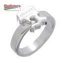 【動画有/7号】グッチ GUCCI リング 指輪 シルバー Ag925 レディース 女性 メンズ 男性 【中古】