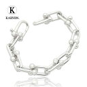 【ギフト品質】ティファニー Tiffany&co ブレスレット ハードウェア ラージ リンク シルバー Ag925 ボリュームチェーン レディース メンズ レデ...