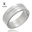 【ギフト品質】メゾン マルジェラ Maison Margiela 21号 リング 指輪 ロゴ シルバー Ag925 レディース 女性 彼女 妻 メンズ 男性 彼...