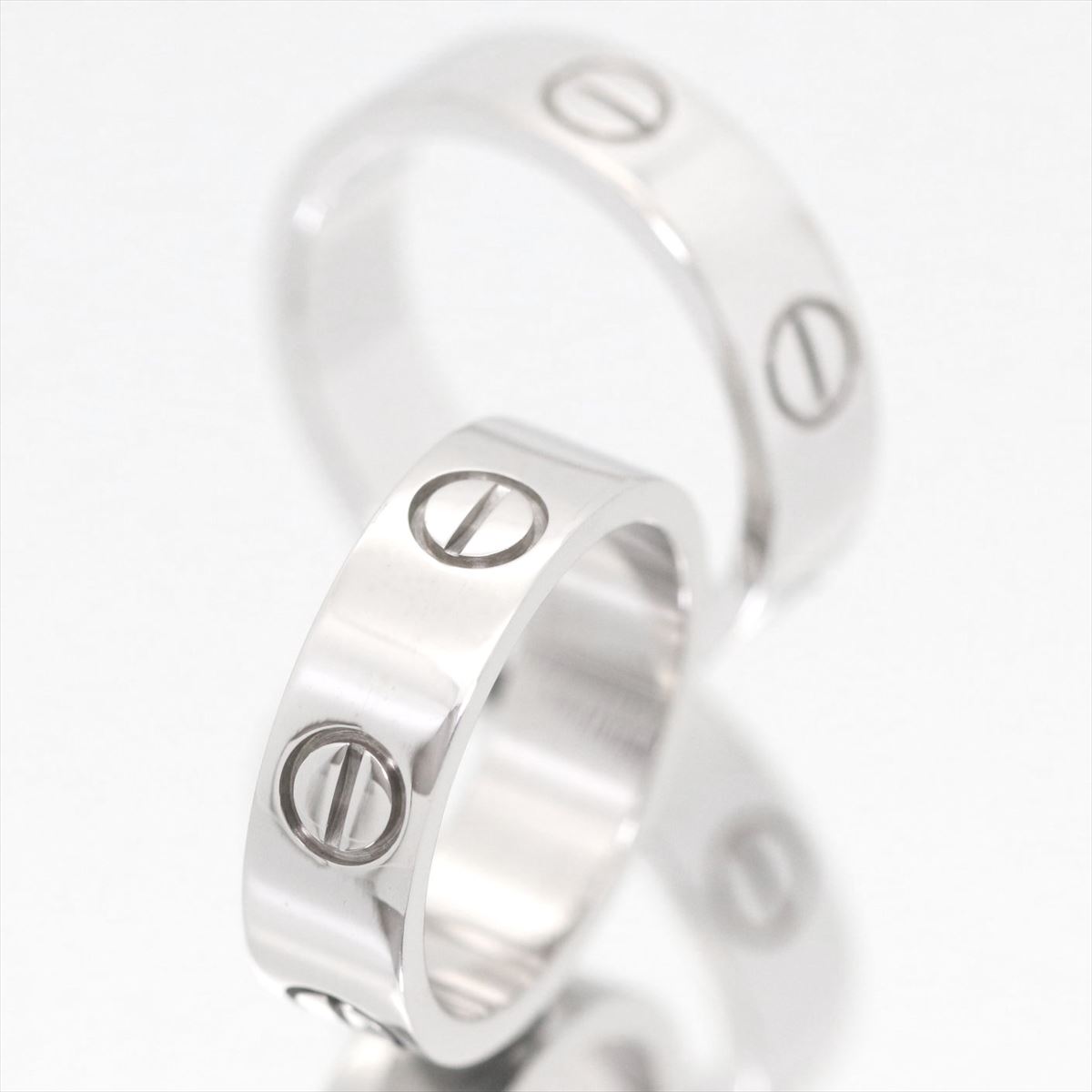 【ギフト品質】【名入れ】【セット販売】【4号〜24号】/Cartier / カルティエ ペアリング / ラブリング LOVEring ホワイトゴールド K18 750 WG 2点 B4084752 / メンズ レディース マリッジリング 結婚指輪