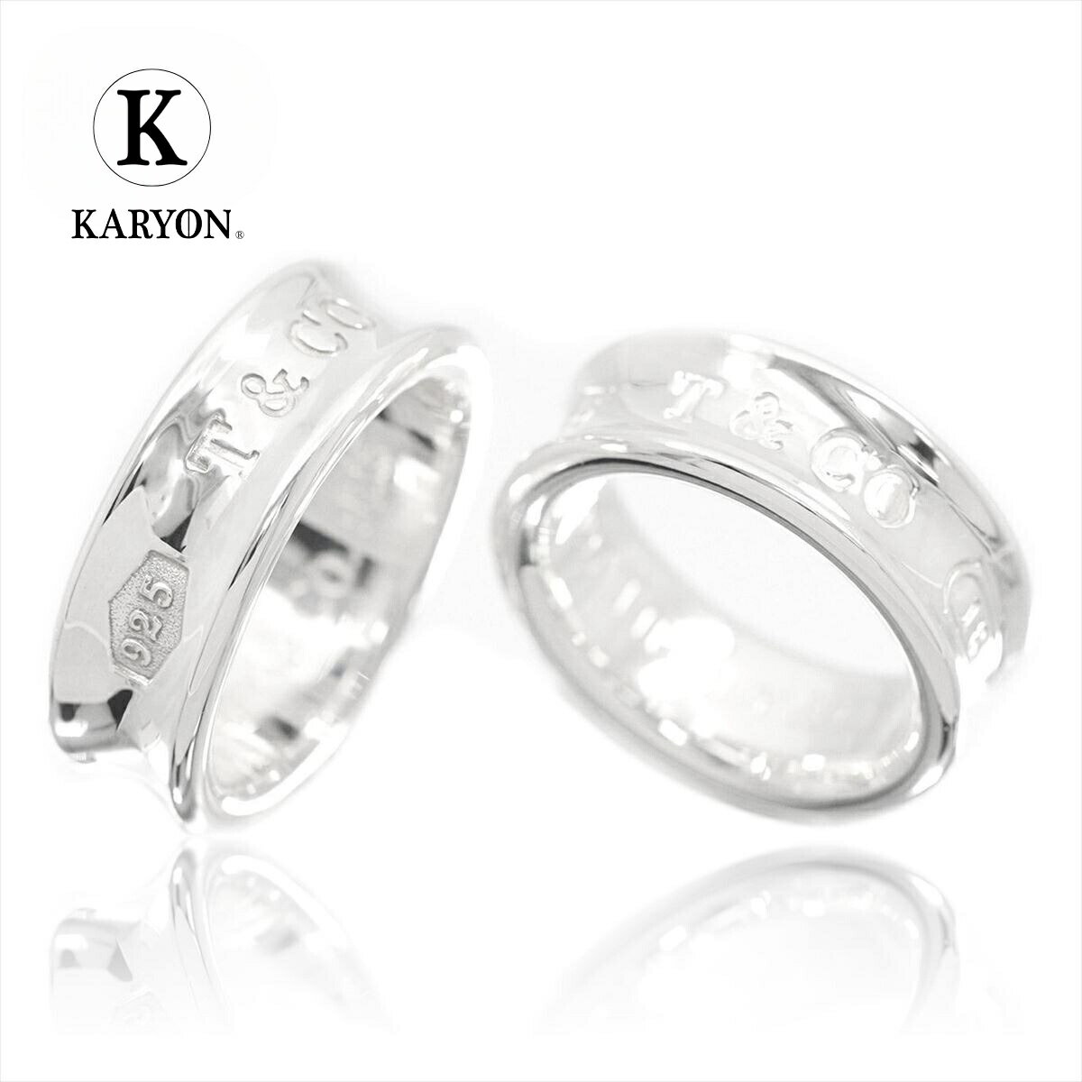 【ギフト品質】【6号〜23号】ティファニー Tiffany&Co ペアリング 指輪 1837 リング ミディアム シルバー Ag925 ナローリング シンプル ...