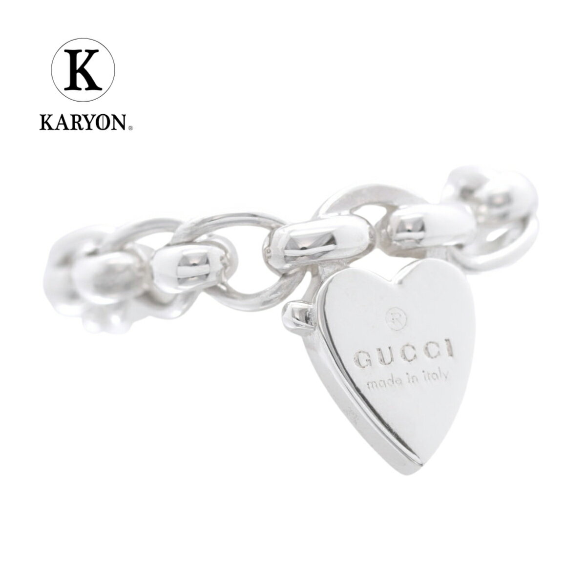 【ギフト品質】グッチ GUCCI ハート チェーン リング Ag925 シルバー レディース 女性 彼女 妻 メンズ 男性 彼氏 誕生日 記念日 プレゼント ギ...