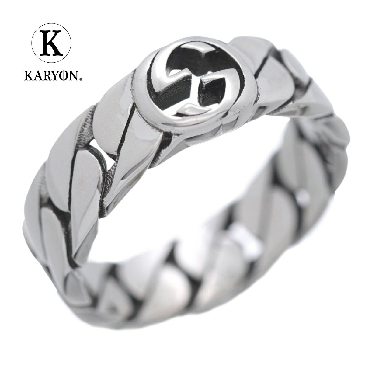 【ギフト品質】グッチ GUCCI インターロッキングG ワイド リング 指輪 661513 J8400 0728 シルバー Ag925 レディース...