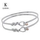 【ギフト品質】ティファニー Tiffany&co バングル ブレスレット フック&アイ Ag925 シルバー K18YG イエローゴールド スモール レディース...