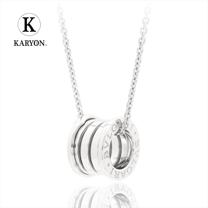 【動画/ギフト品質】ブルガリ BVLGARI ネックレス ビーゼロワン ペンダント ホワイトゴールド K18WG レディース 女性 彼女 妻 メンズ 男性 彼氏 352815 CL857832 ジュエリー アクセサリー 誕生日 記念日 プレゼント 20代 30代 40代 50代【中古】