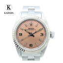 【ギフト品質】ロレックス ROLEX レディース 女性 彼女 妻 腕時計 オイスターパーペチュアル 67194 ピンク文字盤 自動巻き ステンレススチール ホワ...