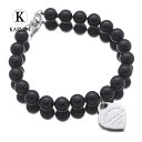 【ギフト品質】ティファニー Tiffany&co ブレスレット リターン トゥ ティファニー ハートタグ シルバー Ag925 オニキス ブラック レディース ...