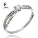 【ギフト品質】エル ELLE エンゲージリング 婚約指輪 12号 1P ダイヤモンド 0.12ct Pt950 プラチナ レディース 女性 彼女 妻 プロポーズ...