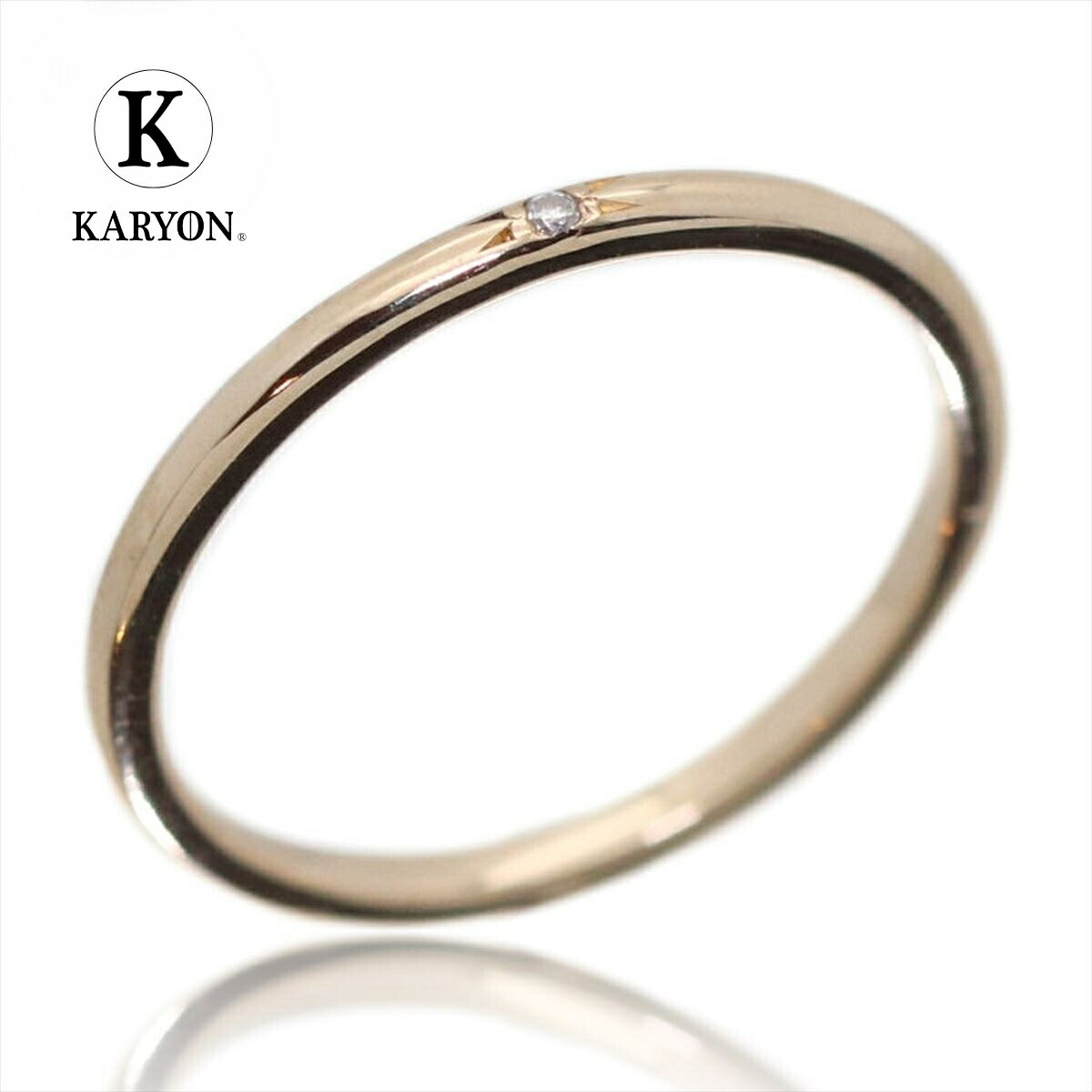 【ギフト品質】アガット agete リング 指輪 3号 1P ダイヤモンド 0.005ct イエローゴールド K10YG レディース 女性 彼女 妻 誕生日 記...