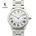 【ギフト品質】カルティエ Cartier レディース 女性 彼女 妻 腕時計 ロンドソロSM シルバー文字盤 クオーツ W6701004 誕生日 記念日 プレゼ...