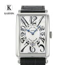 【ギフト品質】フランクミュラー/FRANCK MULLER メンズ 男性 彼氏 腕時計 ロングアイランド デイト ステンレススチール クロコレザー 1200SC...
