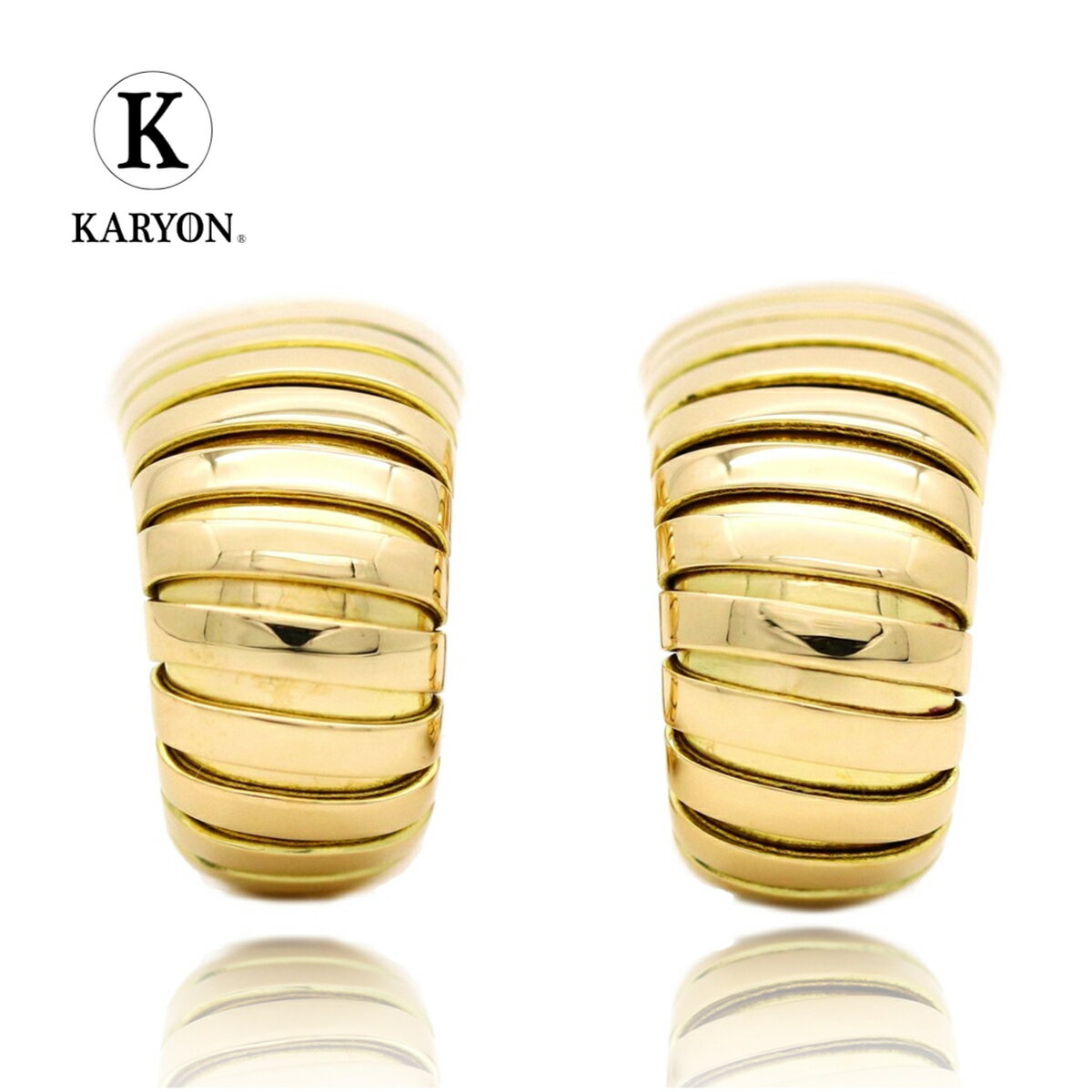 【ギフト品質】ブルガリ BVLGARI トゥボガス イヤリング ピアス イエローゴールド 18金 K18YG レディース 女性 彼女 妻 誕生日 記念日 プレゼ...