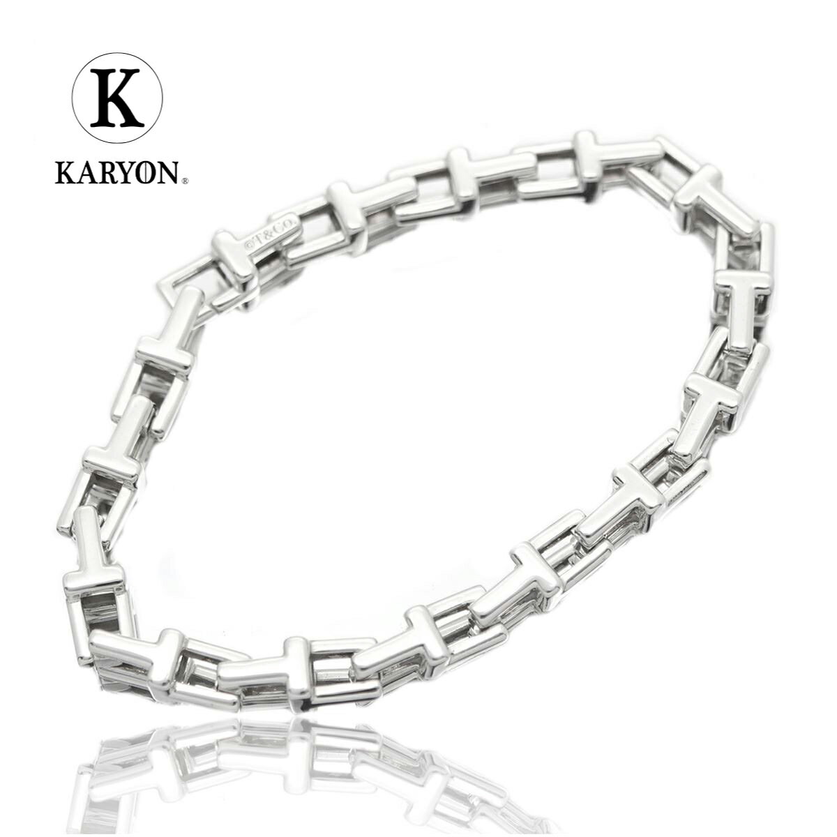 【ギフト品質】ティファニー Tiffany&Co ブレスレット ティファニー T ナロー チェーン ティーチェーン シルバー Ag925 ボリュームチェーン レ...