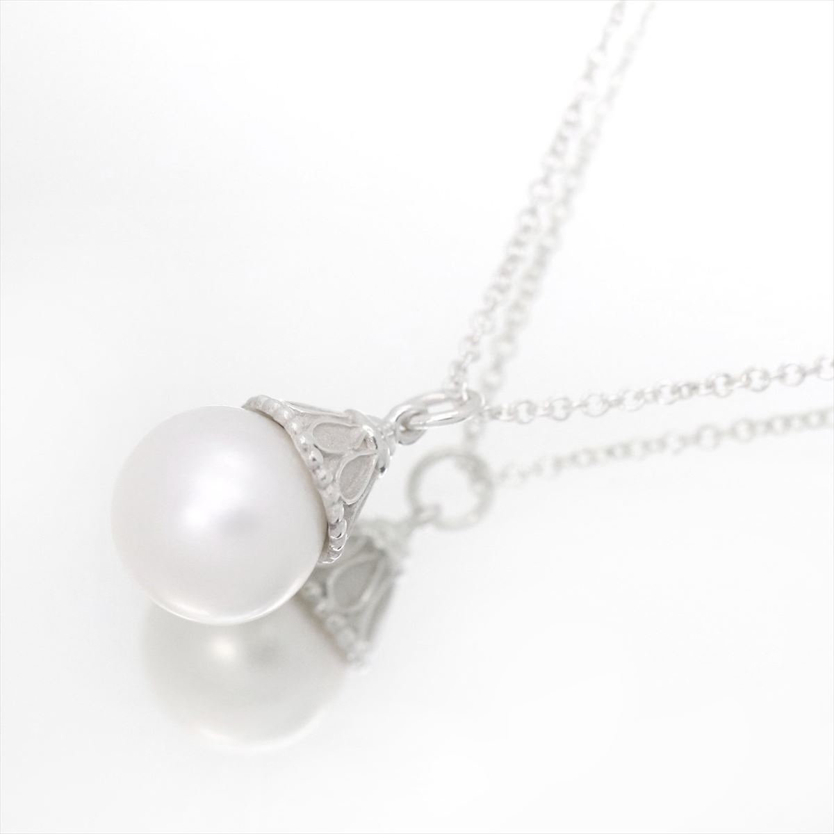 【ギフト品質】ティファニー Tiffany&Co ネックレス パール ペンダント レディース 女性 彼女 妻 シルバー Ag925 ワンポイント 1粒 真珠 ジュエリー ジュエリー アクセサリー 誕生日 記念日 プレゼント ギフト 20代 30代 40代 50代【動画】【中古】