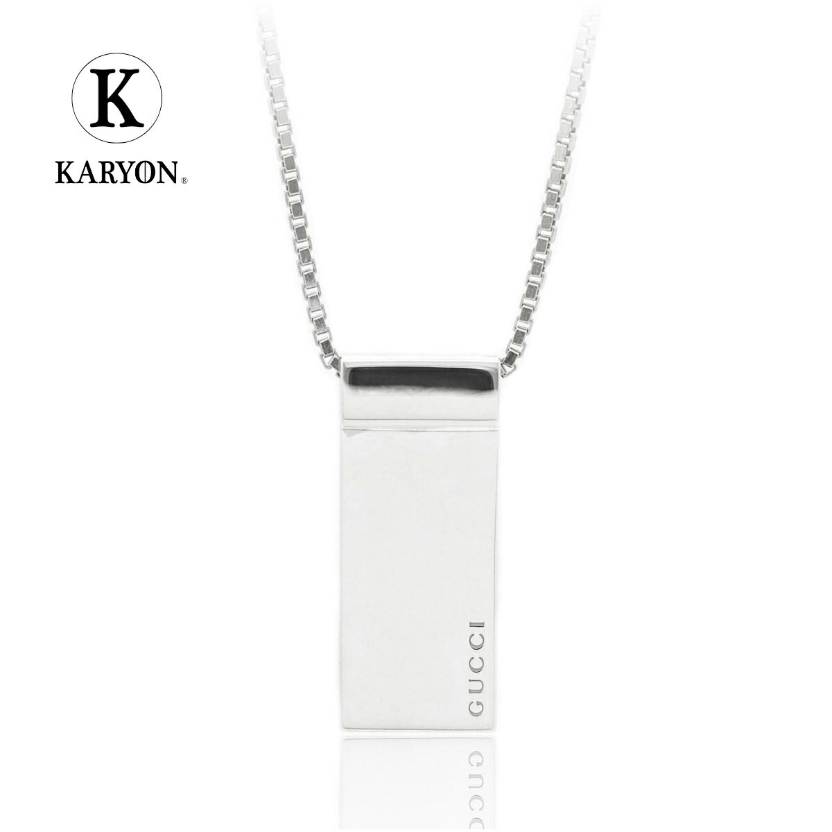 【ギフト品質】グッチ GUCCI ネックレス メンズ タグ プレート ペンダント ベネチアンチェーン シルバー Ag925 男性 彼氏 373231 J8400...