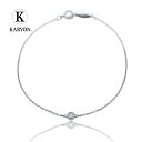 【ギフト品質】ティファニー Tiffany&Co ブレスレット バイザヤード ダイヤモンド 0.08ct エルサペレッティ プラチナ Pt950 レディース 女...