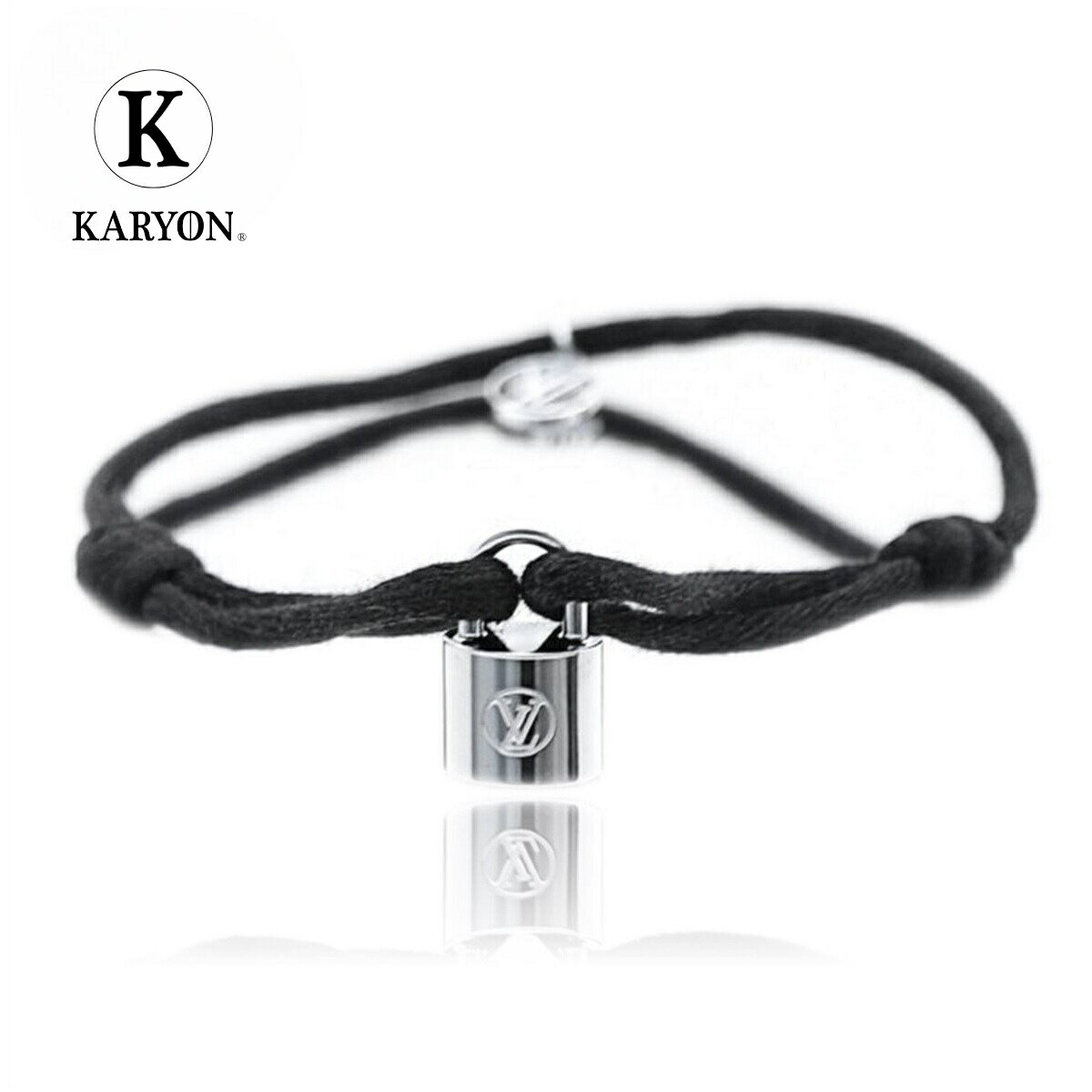 【ギフト品質】ルイヴィトン Louis Vuitton ブラスレ シルバー ロックイット ユニセフ ドゥドゥ ブレスレット ブラック シルバー Ag925 レデ...