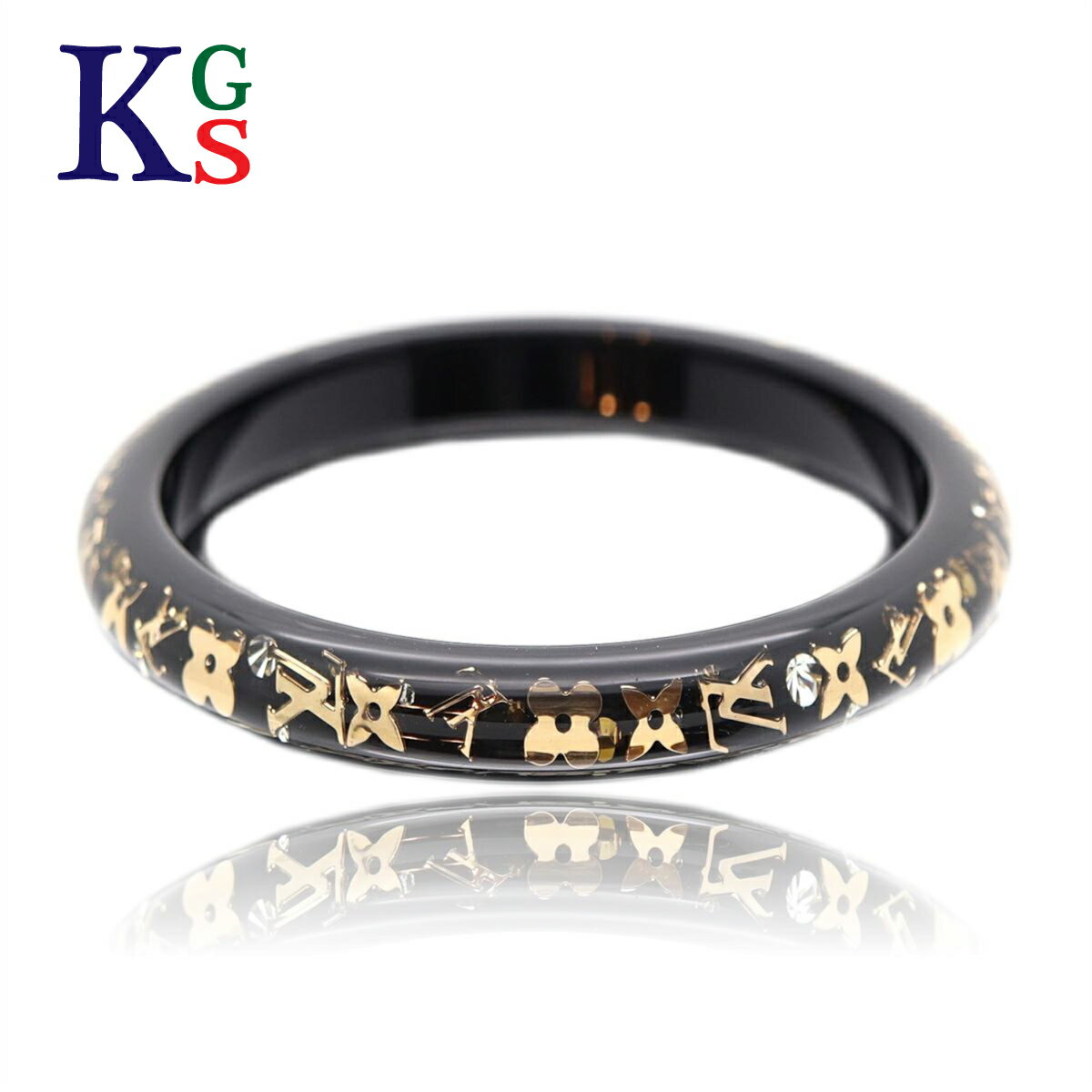 【ギフト品質】ルイヴィトン Louis Vuitton バングル ブラスレ アンクルージョン ブレスレット ブラック 黒 レディース 女性 彼女 妻 TPM M...