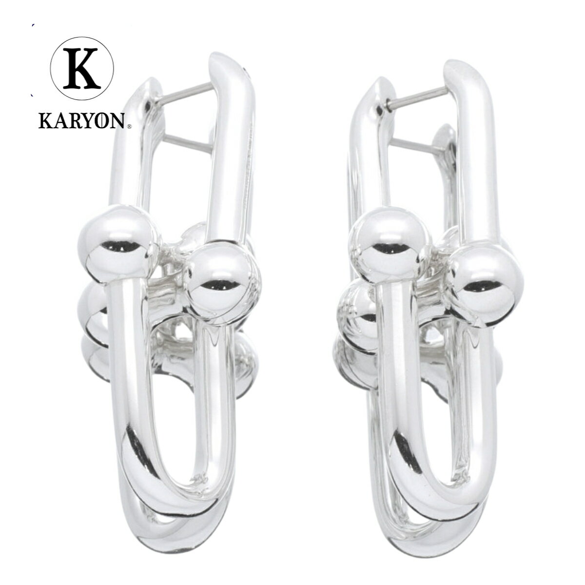 【ギフト品質】ティファニー Tiffany&Co ハードウェア エクストラ ラージ リンク ピアス シルバー Ag925 60013153 レディース 女性 彼女 妻 誕生日 記念日 プレゼント ギフト 20代 30代 40代 50代【動画】【中古】