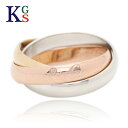 【ギフト品質】カルティエ Cartier リング 指輪 トリニティ クラシック ホワイトゴールド K ...