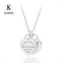 【ギフト品質】ティファニー Tiffany&Co ネックレス リターン トゥ ティファニー ダブル ハート タグ ペンダント ミニ シルバー Ag925 レディ...