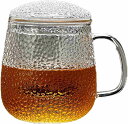 コー ガラスウォーターカップ ソースクリーム ティーカップ ビールカップ ジュース ミルク グラス グラスセット 透明 器家庭用 ガラス 蓋付き 2点セット ハンマーガラス 飲用グラス 美しいコップ