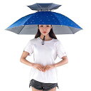 かぶる傘 日傘 傘 帽子 二重 折りたたみ uvカット 晴雨兼用 紫外線対策 両手解放可 携帯便利 釣り傘 かさぼうし 屋外イベント スポーツ 観戦キャンプ 屋外作業