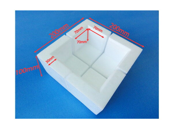 発泡スチロール（発砲スチロール）コーナーパッド25セット（4個×25セット）
