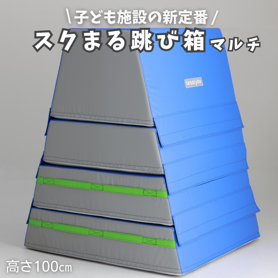 跳び箱 幼児用跳び箱 飛び箱 とび箱 とびばこ ソフト 子供 幼児 保育園 幼稚園 小学生 学校 運動 自宅 子ども 室内 体育 体操教室 家庭用 すべり止め付き 日本製 ティーアルファ【スクまる跳び箱マルチ】