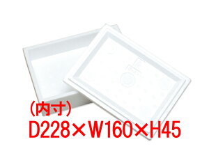 発泡スチロール 発砲スチロール 箱 容器 【発泡スチロールBOX (S)-KY KY-2】宅配便 最小サイズ 保冷 クーラーボックス 贈答用 保温 アレンジ ギフト 梱包資材 228mm × 160mm × 45mm 1.6L通販格安セール情報 楽天 通販