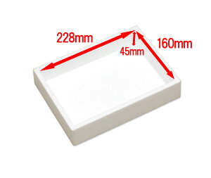 発泡スチロール 発砲スチロール 箱 容器 【発泡スチロールBOX (S)-KY KY-2】宅配便 最小サイズ 保冷 クーラーボックス 贈答用 保温 アレンジ ギフト 梱包資材 228mm × 160mm × 45mm 1.6L通販格安セール情報 楽天 通販