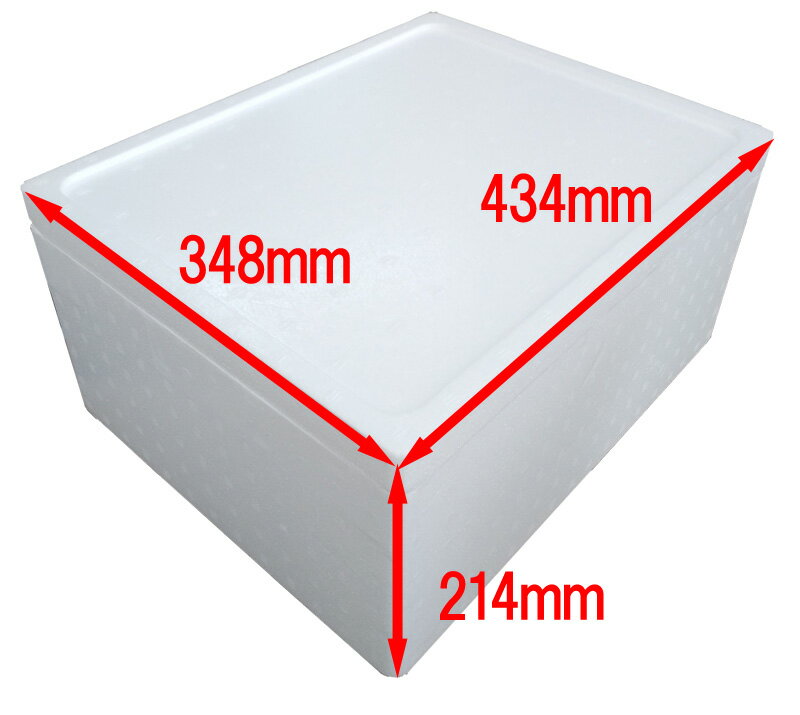 発泡スチロール 発砲スチロール 箱 容器 【発泡スチロールBOX (L) TK-14H(大)】保温 宅配便　100サイズ 保冷 クーラーボックス BBQ 省エネ エコ 節電 アレンジ プランター 梱包資材 野菜栽培 400mm × 314mm × 175mm 22L