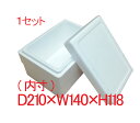 発泡スチロール 発砲スチロール 箱 容器 【TP-4】宅配便 60サイズ 保冷 クーラーボックス 贈答用 保温 アレンジ ギフト 梱包資材 210×140×1...