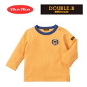 ミキハウス ダブルb セール ワッペン 長袖Tシャツ ベビー服 出産祝い プレゼント 子ども服 正規品 赤ちゃん お出かけ 孫 まご 春用 秋用 冬用 男の子 ...