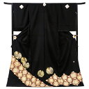 ≪40%OFF/サマーセール≫黒留袖 仕立て付き 販売 新品 購入 京友禅 鶴 華文 フォーマル 正絹 礼装 着物 未仕立て 反物 結婚式 披露宴 仕立て込み kt-102