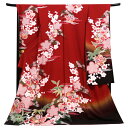 ≪30%OFF/サマーセール≫振袖 販売 滝泰 絞り 仕立て付き 赤 新品 購入 古典柄 松竹梅 フォーマル 着物 未仕立て 仕立て込み 成人式 卒業式 f-590