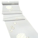 ≪15%OFF/サマーセール≫一富司 小紋 ライトグレー 仕立て付き 正絹 冬 春 秋 袷 単衣 着物 羽織 コート 新品 購入 販売 未仕立て 反物 カジュアル 葵 絹 仕立て込み k-256