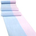 ≪15%OFF/サマーセール≫小千谷縮 着物 吉新織物 仕立て付き 水色 ピンク紫 バイカラー 麻 夏着物 新品 購入 販売 未仕立て 反物 カジュアル お洒落着 7月 8月 盛夏 広幅 女物 男物 小千谷ちぢみ ktn-228