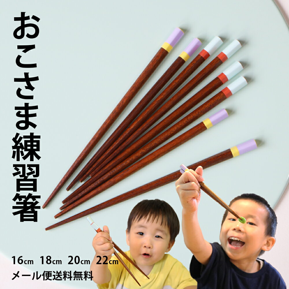 名入れのお箸 子供用 【P5倍 5/17 21時～】【さらに100円クーポンも】箸 子供 練習 三角 先角 16cm 18cm 20cm 22cm 名入れ可 日本製 右利き 左利き おけいこ トレーニング 子ども おしゃれ かわいい 保育園 幼稚園 小学生 お箸