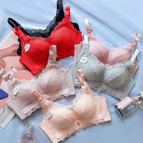 ブラジャー ノンワイヤー バストアップ 8cmバストアップ レース セクシー かわいい ランジェリー 小さい胸 激盛りブラ 下着 通気性 耐久性 速乾 伸縮 補正下着 美乳 育乳 盛りブラ 盛りブラジャー メール便