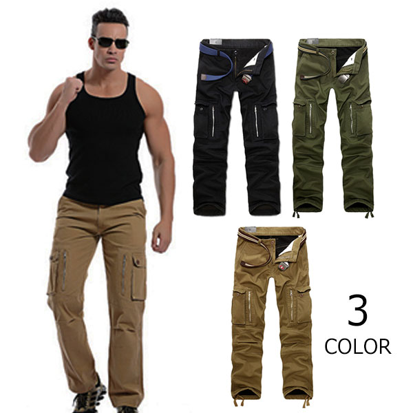 Men's fashion, fleece-lined cargo pants, men's military style, warm skinny pants, colored pants, chinos, cargo pants, military cargo pants, sweatpants.