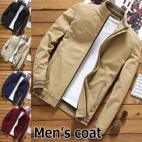 ブルゾン ジャケット メンズ ジャンパー 春 秋 冬 コート 作業服 トップス カジュアルウェア 男性 ブレ..