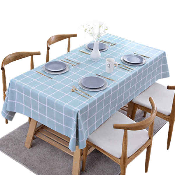 テーブルクロス テーブルマット マルチカバー 食卓カバー 長方形 PVC製 撥水 北欧 汚れ防止 家庭用 業..