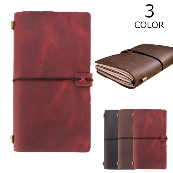 ノートブック 多機能手帳 組立式手帳 本革 手作り手帳 サイズM システム手帳 高級 レトロ風 レザーカバー 皮革 ノート 旅行日記 ビジネスオフィス用品 旅行...