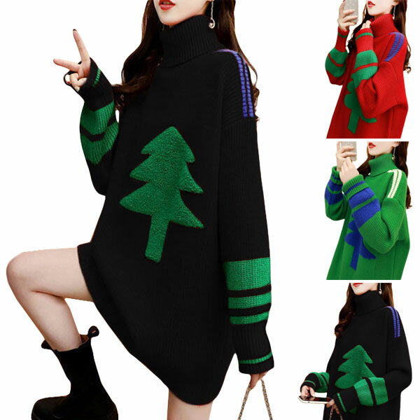 Rakuten - クリスマス レディース セーター 冬 カップル ペアルック クリスマスプレゼント お揃い 秋冬 可愛い おしゃれ お祝い サンタクロース ペア 厚手 Merry Christmas ギフト サンタ 仮装 贈り物 体型カバー
